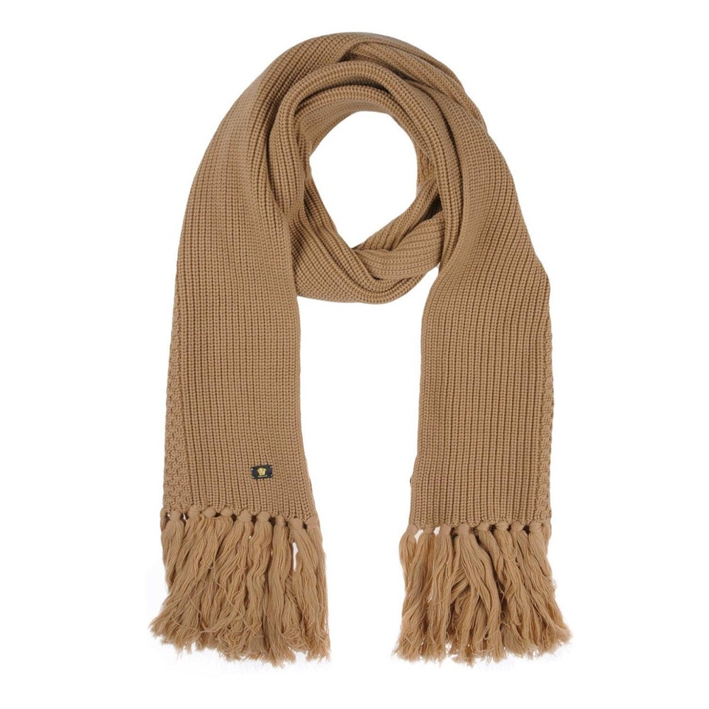 Versace thick fringe shawl